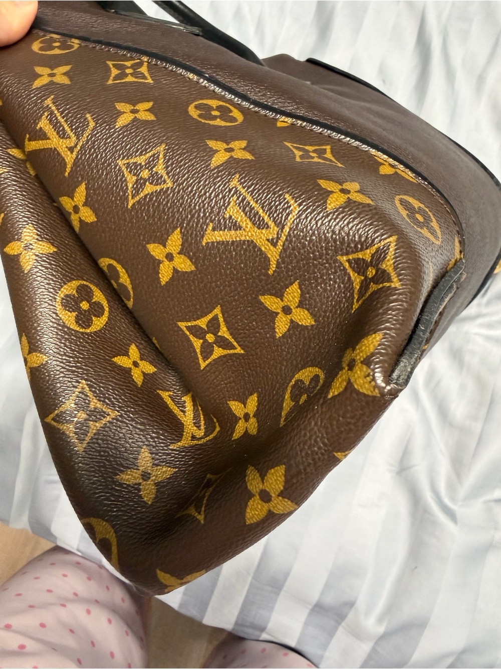 Louis Vuitton W Tote PM Brown Canvas/Leather - Picture 3 of 16